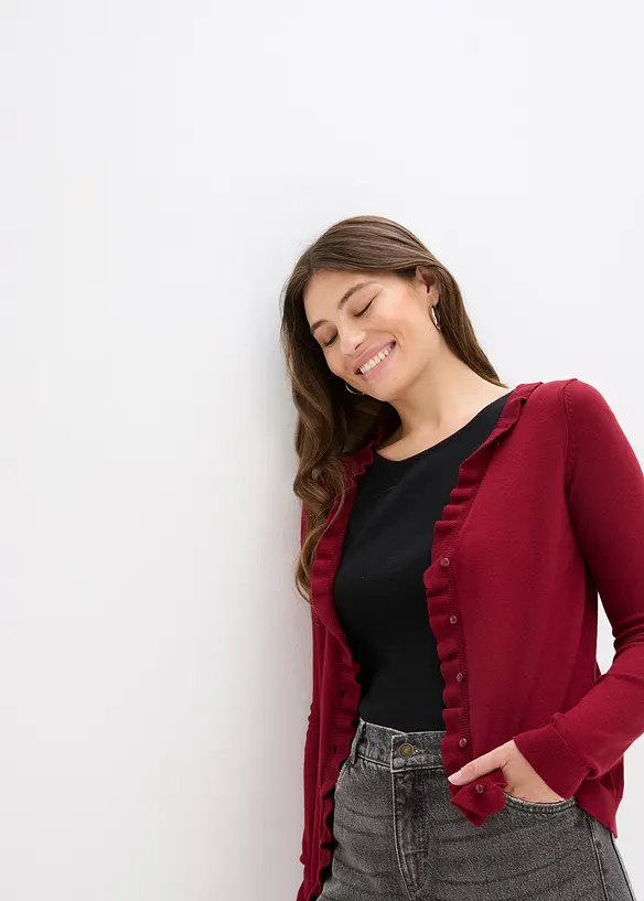 Gilet en fine maille, bonprix