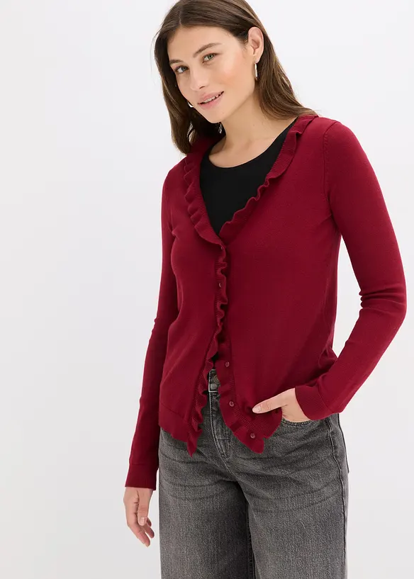 Gilet en fine maille, bonprix