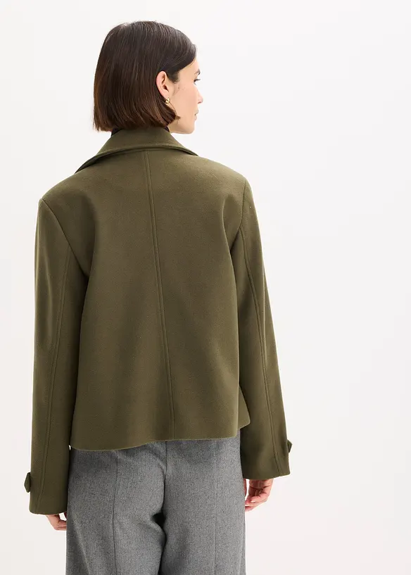 Veste aspect laine, bonprix