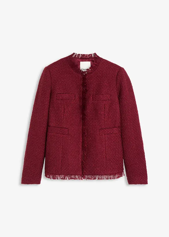 Veste en maille bouclette, bonprix