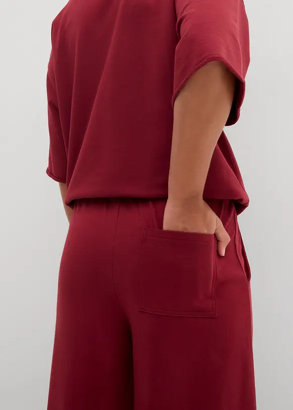Pantalon 7/8 en molleton, bonprix