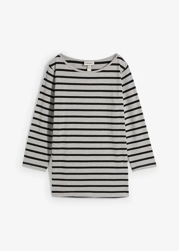 T-shirt manches longues coton, bonprix