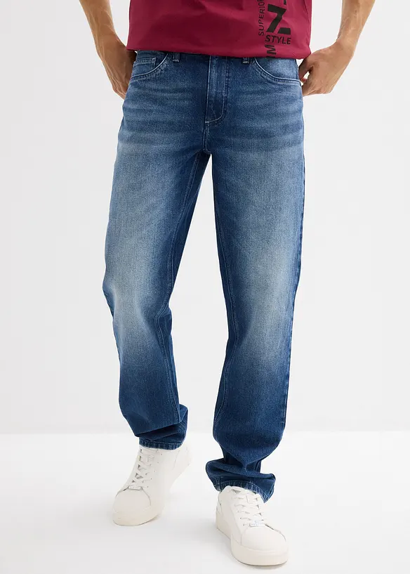 Jean droit extensible, Regular, bonprix