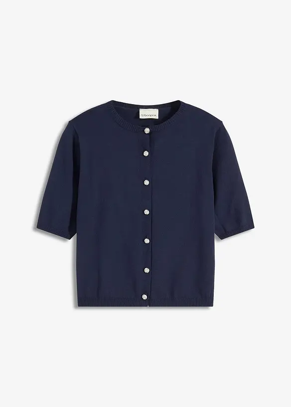 Gilet en fine maille de viscose mélangée, bonprix