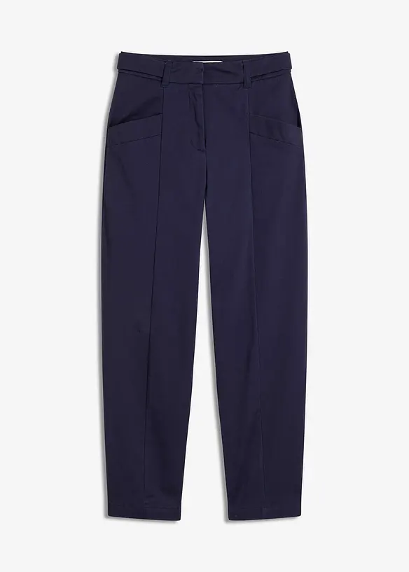 Pantalon en satin à jambes fuselées, bonprix