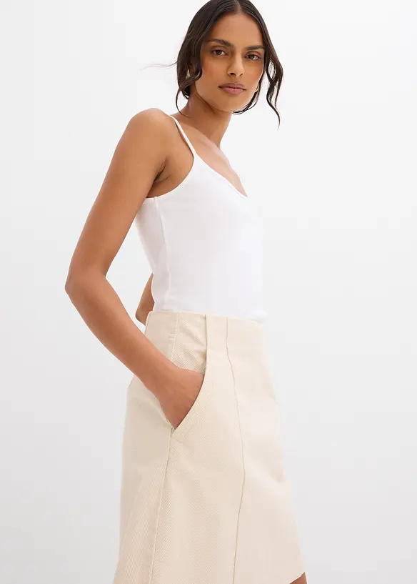 Jupe twill, bonprix