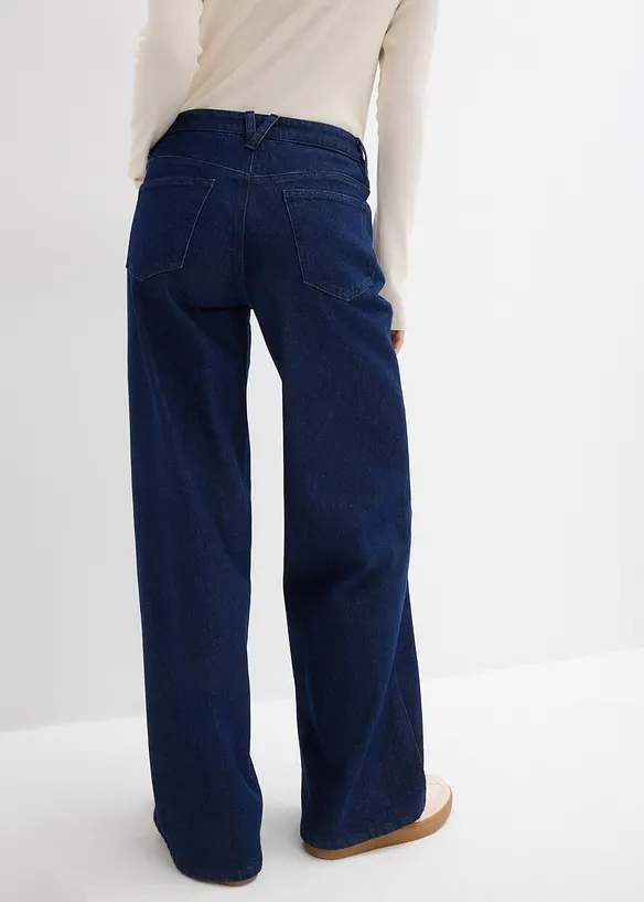 Jean large, taille mi-haute, bonprix
