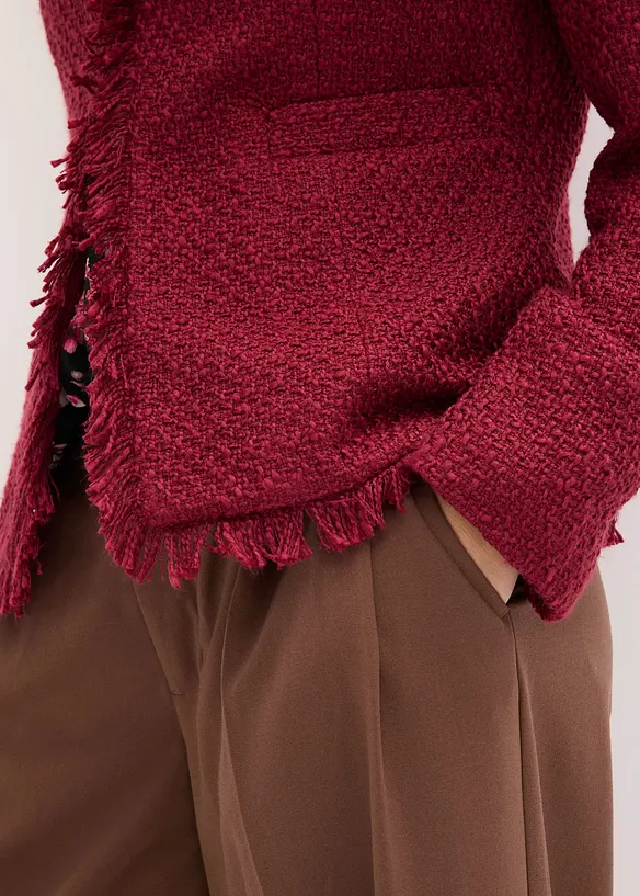 Veste en maille bouclette, bonprix