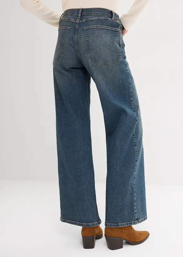 Jean large taille haute, bonprix