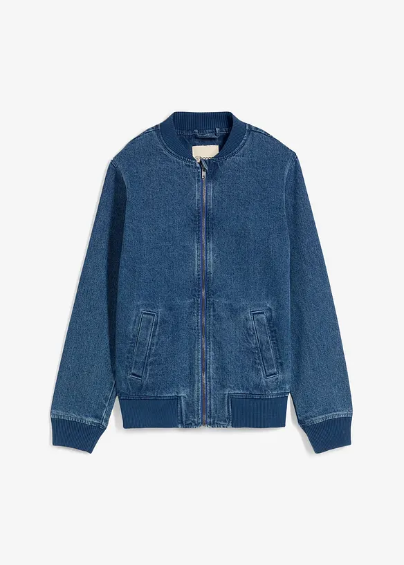 Blouson en jean 100% coton, bonprix