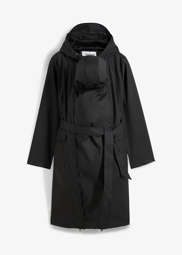 Manteau de grossesse 3 en 1 imperméable et coupe-vent avec fonction portage, deux empiècements, bonprix