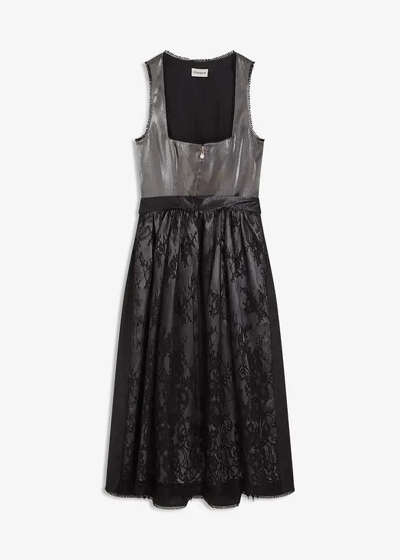 Dirndl avec velours en longueur midi (ens. 2 pces), bonprix