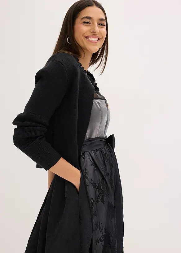 Dirndl avec velours en longueur midi (ens. 2 pces), bonprix