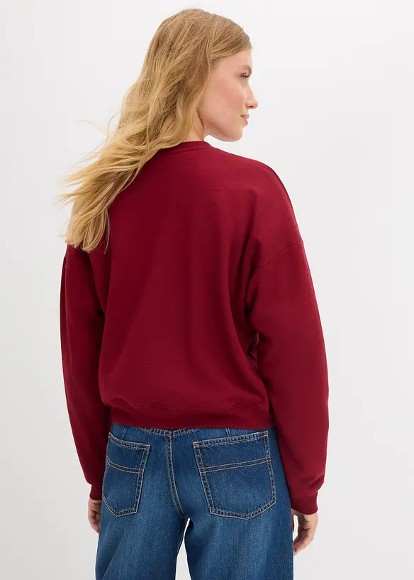 Sweat oversize 100% coton, bonprix