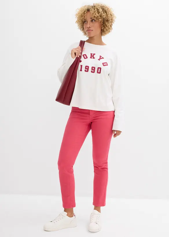 Pantalon 7/8 en twill, bonprix