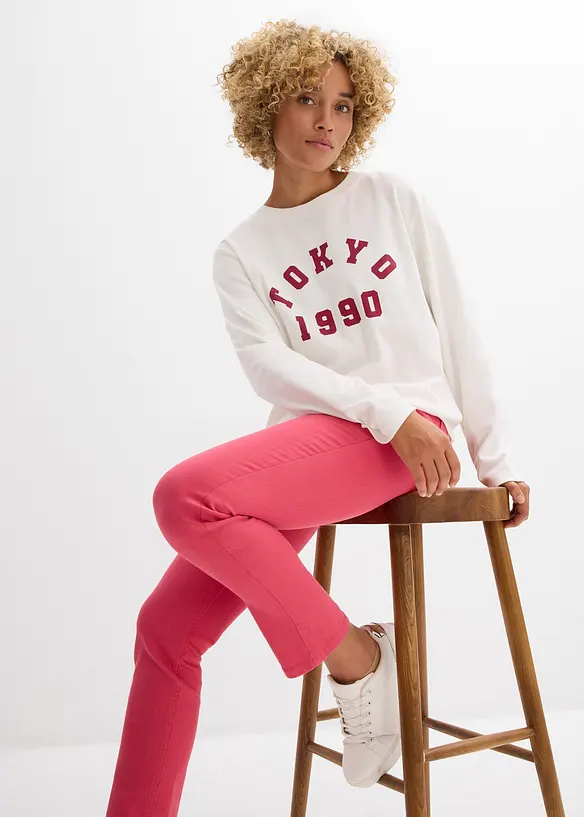 Pantalon 7/8 en twill, bonprix
