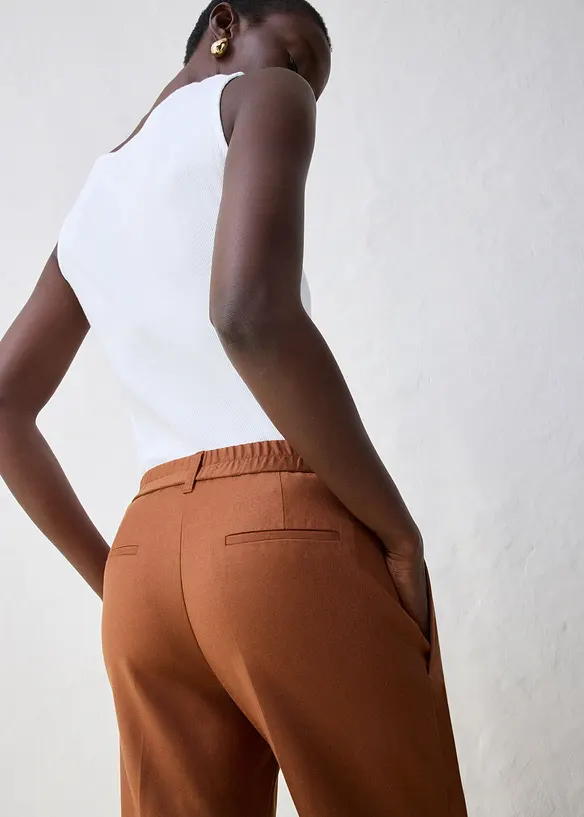 Pantalon à pinces en laine, bonprix