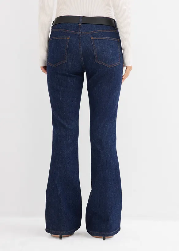 Jean flare taille mi-haute, bonprix