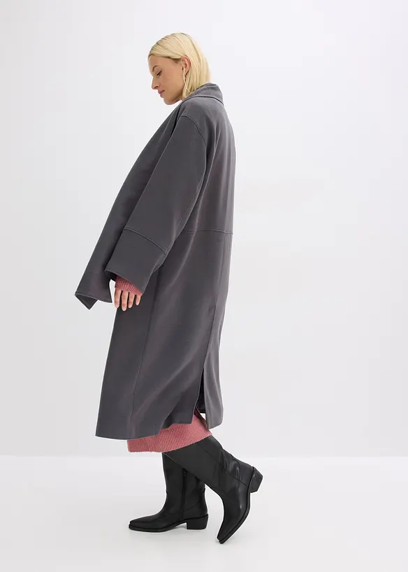 Manteau doux et oversize, viscose mélangée, bonprix