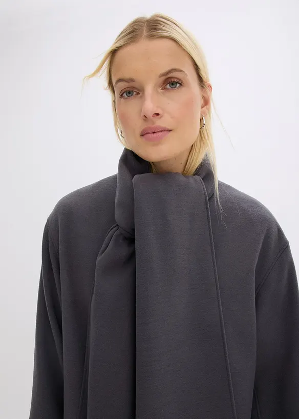 Manteau doux et oversize, viscose mélangée, bonprix