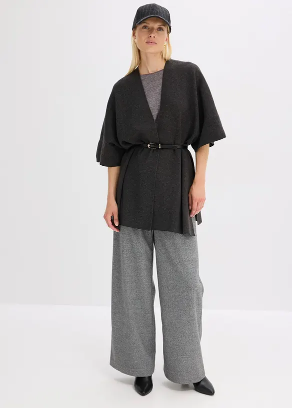 Cape oversize en maille, bonprix