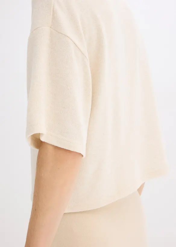 T-shirt court et boxy, bonprix