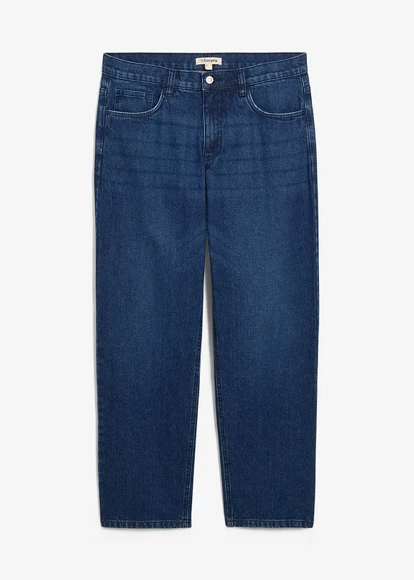 Jean droit extensible, loose, bonprix