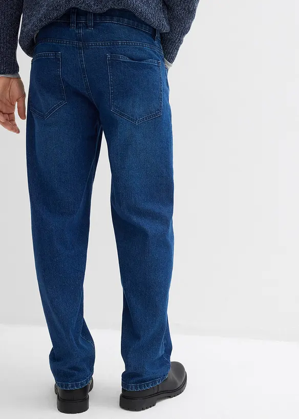 Jean droit extensible, loose, bonprix