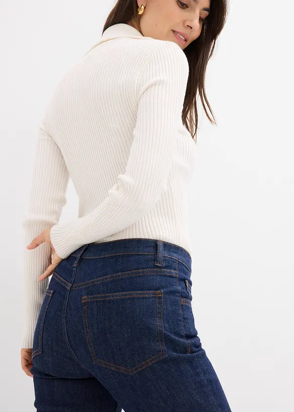 Jean flare taille mi-haute, bonprix