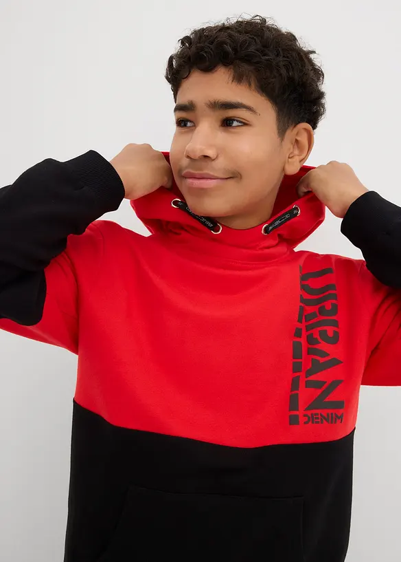 Sweat à capuche 100% coton, bonprix