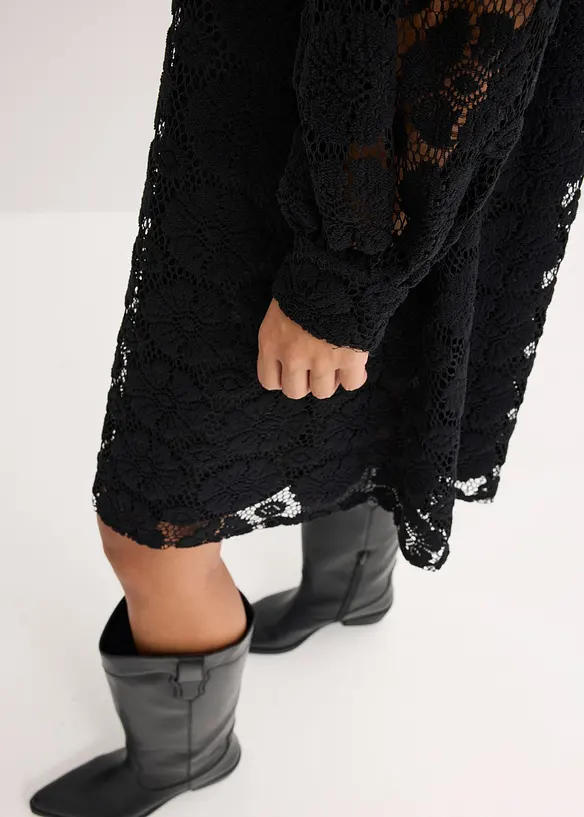 Robe mini en dentelle, bonprix