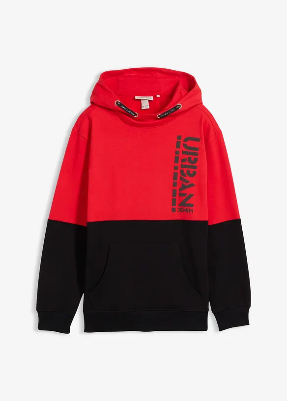 Sweat à capuche 100% coton, bonprix