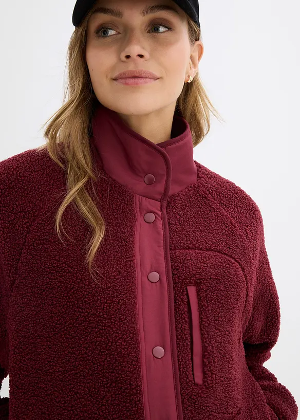 Veste de grossesse et de portage 3en1 en polaire peluche, bonprix
