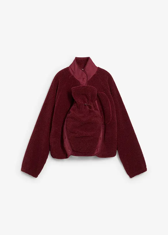 Veste de grossesse et de portage 3en1 en polaire peluche, bonprix