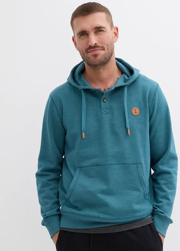 Sweat à capuche à intérieur gratté doux, bonprix