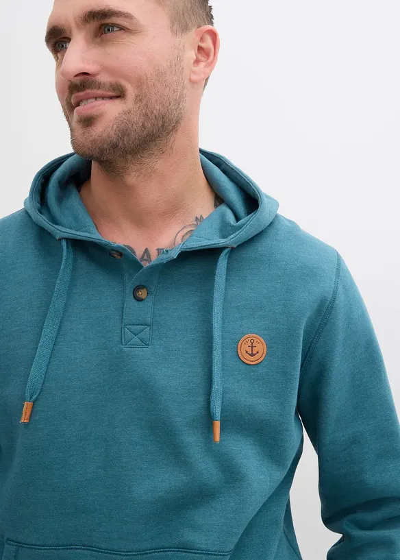 Sweat à capuche à intérieur gratté doux, bonprix