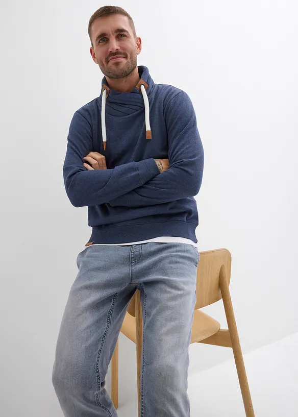 Sweat à col châle, bonprix