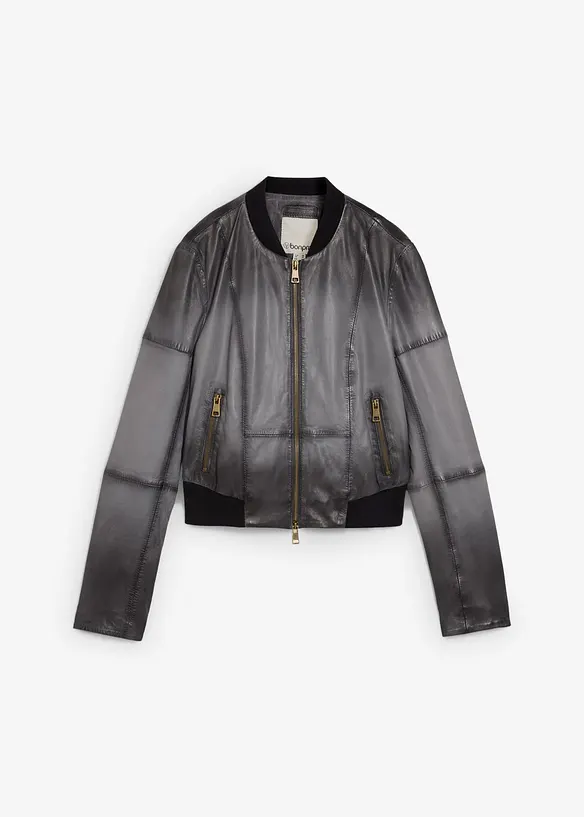 Veste en cuir, bonprix