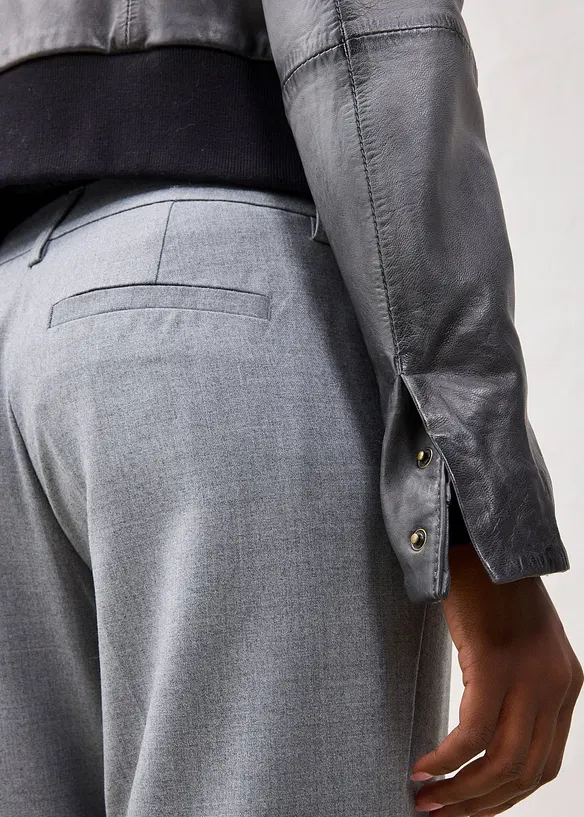 Veste en cuir, bonprix
