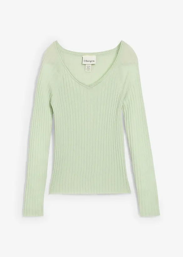 Pull en fine maille de laine mérinos, bonprix