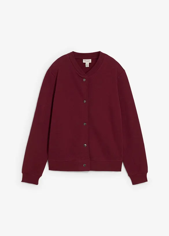 Blouson boutonné en molleton, bonprix