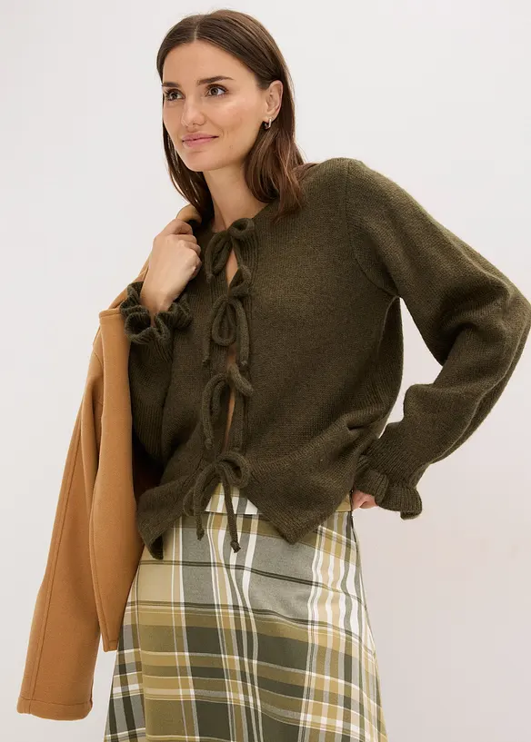 Gilet en maille oversize, bonprix