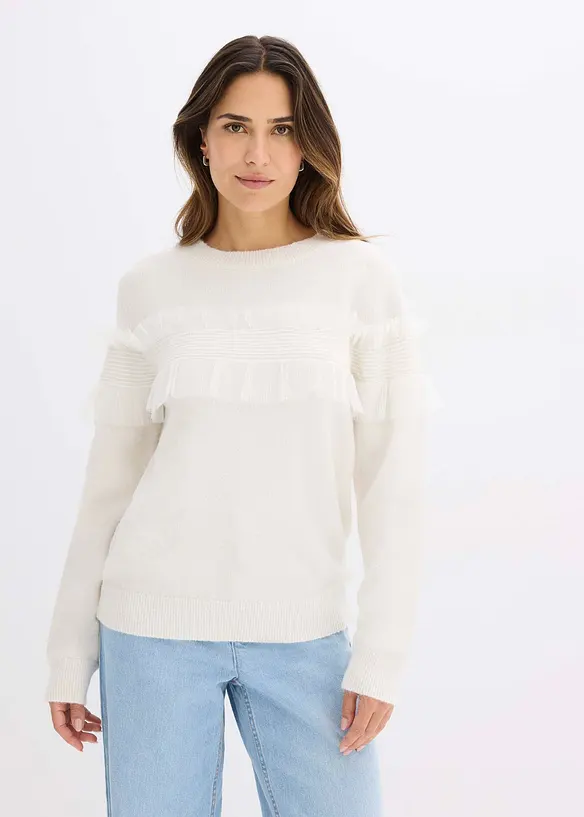 Pull à volants, bonprix