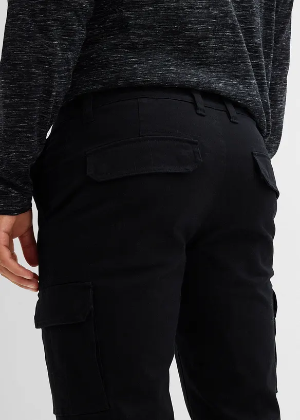 Pantalon cargo thermique Regular, extensible, droit, bonprix