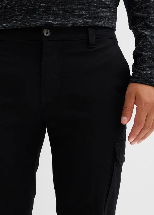 Pantalon cargo thermique Regular, extensible, droit, bonprix