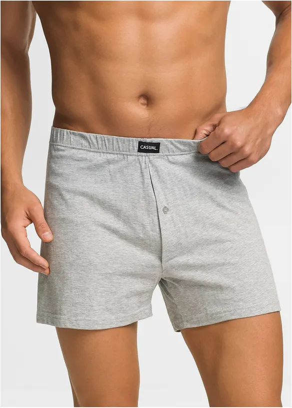 Lot de 4 caleçons en jersey coton doux, bonprix