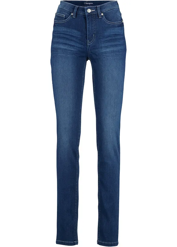 Jean slim taille mi-haute, extensible, bonprix