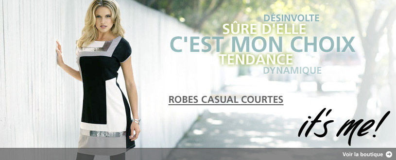 tendance,dynamique,robes casual courtes