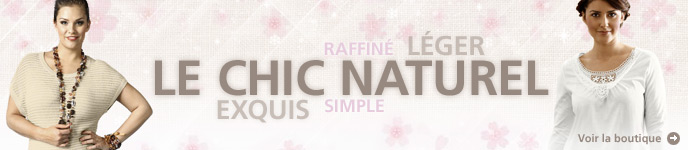 Chic naturel, lin, dentelle