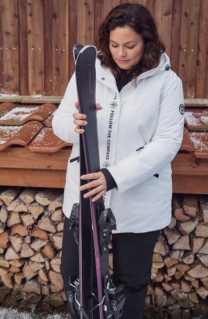 Femme - Veste de ski fonctionnelle étanche - blanc
